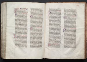Le Missel de Gotha : Fol. 147r, texte, vers 1375