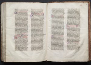 Le Missel de Gotha : Fol. 153r, Texte, vers 1375