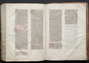 Le Missel de Gotha : Fol. 156v, Texte, vers 1375