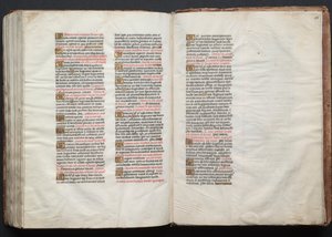 Le Missel de Gotha : Fol. 158r, Texte, vers 1375