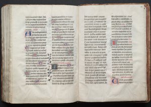 Le Missel de Gotha : Fol. 162r, texte, vers 1375 - Master of the Boqueteaux