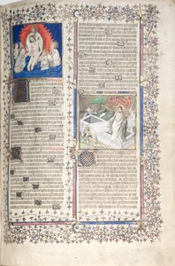Le Missel de Gotha : Fol. 1r, Trinité et Résurrection - Master of the Boqueteaux