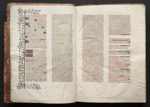 Le Missel de Gotha : Fol. 3v, Texte, vers 1375