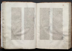 Le Missel de Gotha : Fol. 45r, Texte, vers 1375