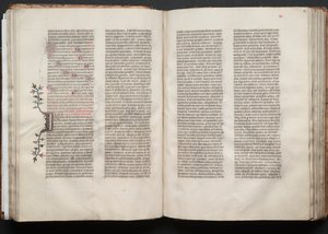 Le Missel de Gotha : Fol. 52r, Texte, vers 1375