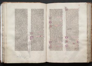 Le Missel de Gotha : Fol. 54v, Texte - Master of the Boqueteaux
