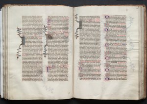 Le Missel de Gotha : Fol. 73r, Texte - Master of the Boqueteaux