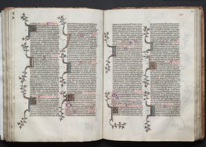 Le Missel de Gotha : Fol. 84v, Texte, vers 1375