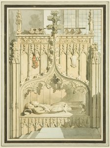 Effigies de Sir Maurice Berkeley et de sa femme, dans St Mark