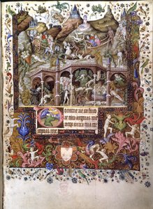 Scène en enfer, illustration d