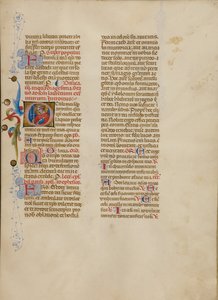 Initial O : Saint Lawrence - Master of the Brussels Initials