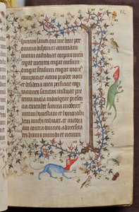 Heures de Charles le Noble, roi de Navarre (1361-1425) : fol. 16r, Texte - Master of the Brussels Initials and Associates