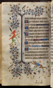 Heures de Charles le Noble, roi de Navarre (1361-1425) : fol. 200v, Texte - Master of the Brussels Initials and Associates