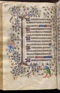 Heures de Charles le Noble, roi de Navarre (1361-1425) : fol. 60v, Texte - Master of the Brussels Initials and Associates