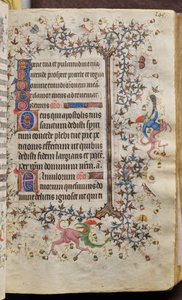 Heures de Charles le Noble, roi de Navarre (1361-1425) : fol. 73r, Texte - Master of the Brussels Initials and Associates