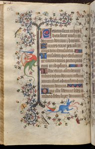 Heures de Charles le Noble, roi de Navarre (1361-1425) : fol. 76v, Texte - Master of the Brussels Initials and Associates