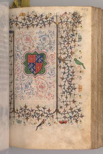 Heures de Charles le Noble, roi de Navarre 1361-1425: fol. 137r, Blason..., vers 1405