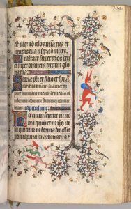 Heures de Charles le Noble, roi de Navarre 1361-1425 : fol. 194r, Texte, vers 1405 - Master of the Brussels Initials and Associates