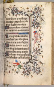 Heures de Charles le Noble, roi de Navarre 1361-1425 : fol. 199r, Texte, vers 1405 - Master of the Brussels Initials and Associates