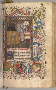 Heures de Charles le Noble, roi de Navarre 1361-1425 : fol. 202r, Office des Morts, vers 1405 - Master of the Brussels Initials and Associates