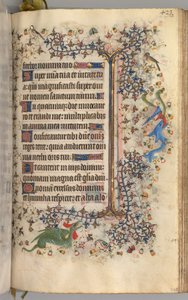 Heures de Charles le Noble, roi de Navarre 1361-1425 : fol. 206r, Texte, vers 1405 - Master of the Brussels Initials and Associates