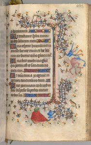 Heures de Charles le Noble, roi de Navarre 1361-1425 : fol. 207r, Texte, vers 1405 - Master of the Brussels Initials and Associates