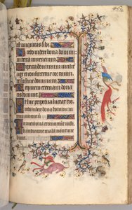 Heures de Charles le Noble, Roi de Navarre 1361-1425 : fol. 225r, Texte, vers 1405 - Master of the Brussels Initials and Associates