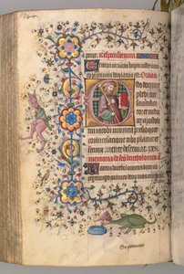 Heures de Charles le Noble, Roi de Navarre 1361-1425 : fol. 266v, St. James, c. 1405 - Master of the Brussels Initials and Associates