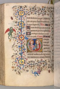 Heures de Charles le Noble, roi de Navarre 1361-1425, fol. 269v, SS. Simon et Judas, c. 1405 - Master of the Brussels Initials and Associates