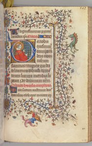 Heures de Charles le Noble, roi de Navarre 1361-1425, fol. 276r, Saint Laurent, c. 1405 - Master of the Brussels Initials and Associates