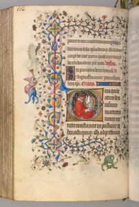 Heures de Charles le Noble, roi de Navarre 1361-1425, fol. 276v, Saint Denis, vers 1405 - Master of the Brussels Initials and Associates