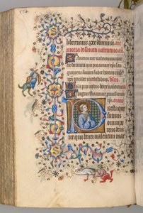 Heures de Charles le Noble, Roi de Navarre 1361-1425, fol. 281v, Saint Valentin, vers 1405 - Master of the Brussels Initials and Associates