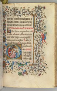 Heures de Charles le Noble, roi de Navarre 1361-1425, fol. 282r, Saint Thomas à Becket, vers 1405 - Master of the Brussels Initials and Associates