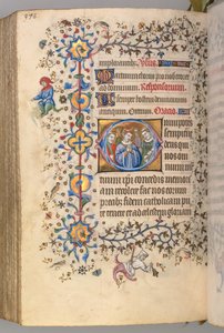 Heures de Charles le Noble, roi de Navarre 1361-1425, fol. 283v, Martyrs : Saint non identifié - Master of the Brussels Initials and Associates
