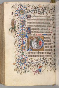 Heures de Charles le Noble, Roi de Navarre 1361-1425, fol. 288v, St. Hervard, vers 1405 - Master of the Brussels Initials and Associates