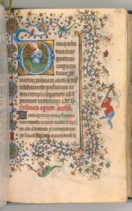 Heures de Charles le Noble, roi de Navarre, fol. 299a, Sainte Marguerite - Master of the Brussels Initials and Associates
