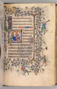 Heures de Charles le Noble, roi de Navarre 1361-1425, fol. 303r, Les Vierges martyres, vers 1405 - Master of the Brussels Initials and Associates