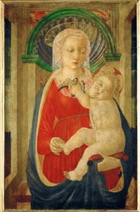 Madone et enfant avec un chardonneret ...