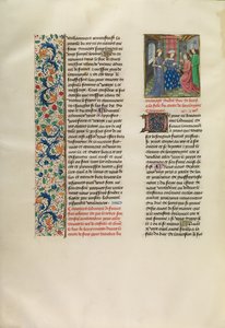 Le roi de France envoie un messager au roi d