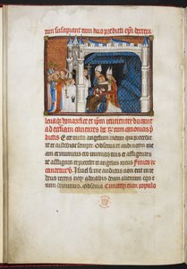 Les Évêques de Reims et de Beauvais levant le Roi du thalamus, du 