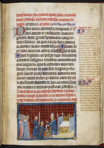 Le Roi recevant l