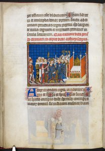 Les pairs de France soutenant la couronne, illustration de 