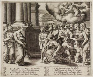 Le Peuple Rendant des Honneurs Divins à Psyché - Master of the Die