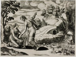 Vénus ordonnant à Psyché de chercher de l