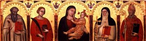 Madone et Enfant avec des Saints
