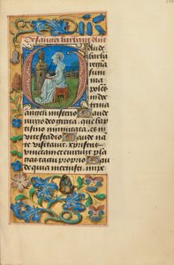 Initiale G : Sainte-Barbara
