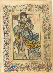 Saint Christophe - Master of the Dutuit Mount of Olives