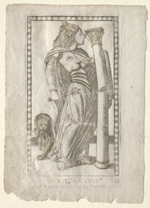 Force (de la série Tarocchi, B: Principes Cosmiques & Vertus, #36) - Master of the E Series Tarocchi