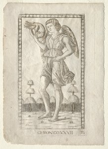 Génie du Temps (de la série Tarocchi, B: Principes Cosmiques & Vertus, #32) - Master of the E Series Tarocchi