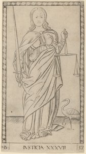 Justice - Master of the E Series Tarocchi